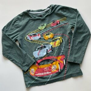 Tea Collection Long Sleeve Le Mans Race Graphic Tee Boys Size 8 Shirt